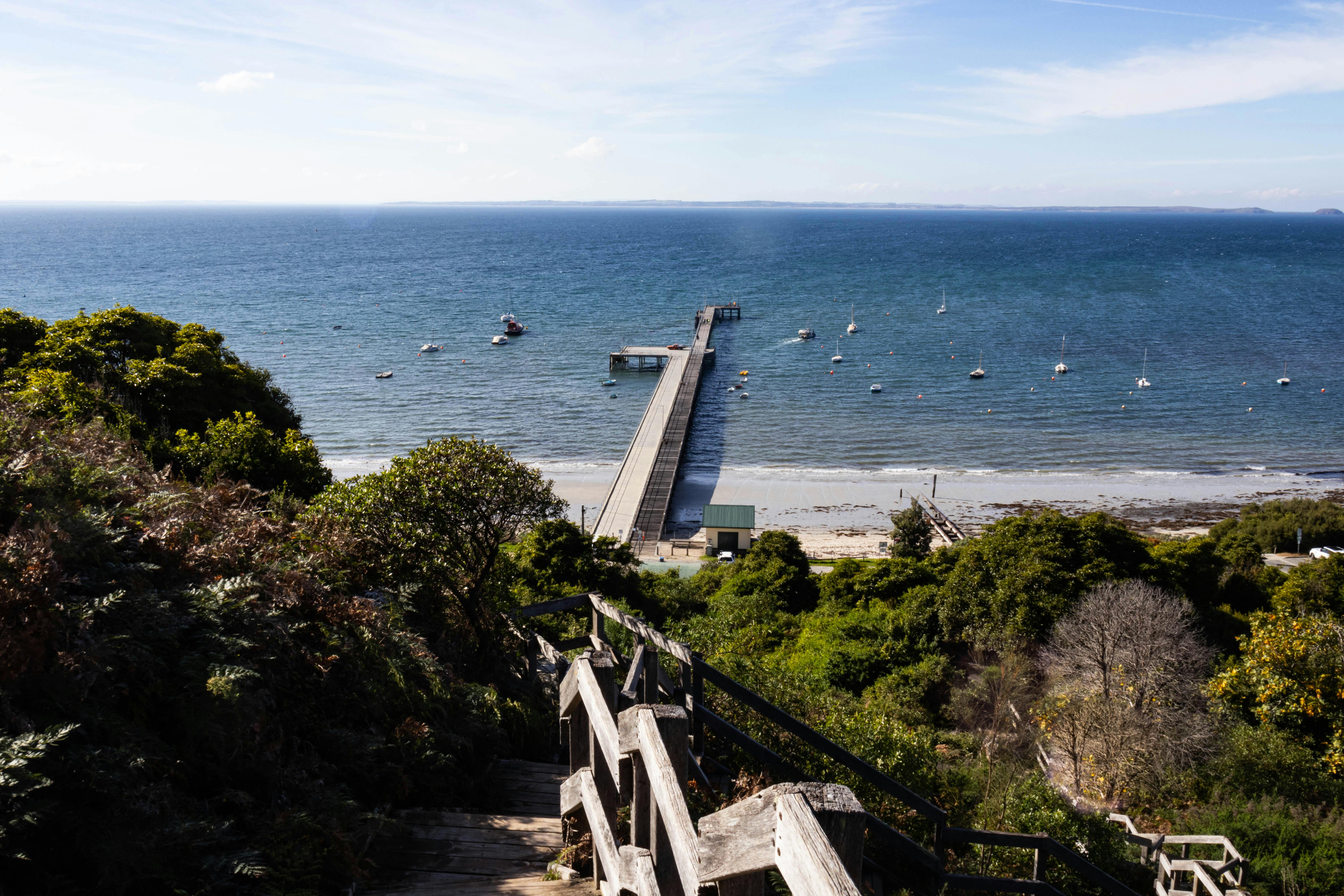 Flinders Pier on the Mornington Peninsula at dusk